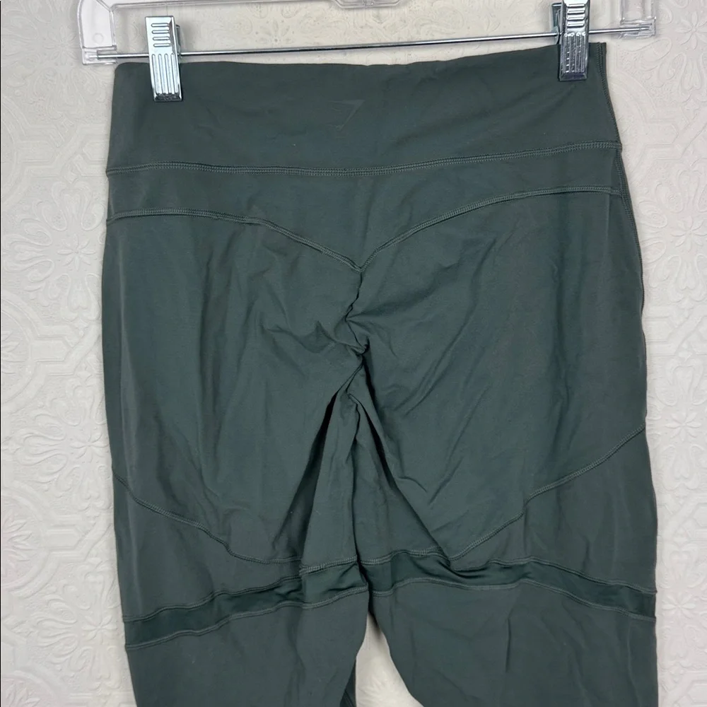 Gymshark Whitney Simmons‎ Forest Green High Rise Leggings Large Sculpt Leggings